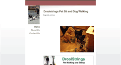 Desktop Screenshot of droolstrings.com